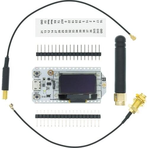 SX1276 SX1278 ESP32 LoRa 868MHz/915MHz/433MHz 0.96 Inch Blue OLED Display Bluetooth WIFI Kit 32 Development Board