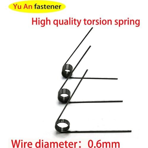 V-Spring, 0.6 Wire Diameter Torsion Small Torsion Spring, Hairpin Spring, 180/120/90/60 Degree Torsion Torsion Spring, 5pcs