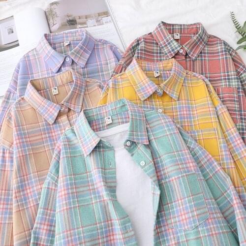 Youzhao Women's Plaid Shirts