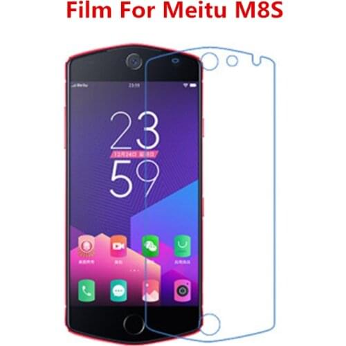 1/2/5/10 Pcs Ultra Thin Clear HD LCD Screen Protector Film With Cleaning Cloth Film For Meitu M8S