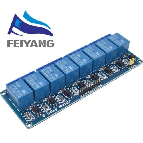 10pcs With optocoupler 8 channel 8-channel relay module relay control panel PLC relay 5V modul