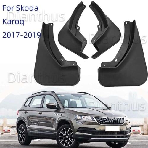 For Skoda Karoq 2017-2019 Car Mudguard Front Rear Fender Accessories 2018