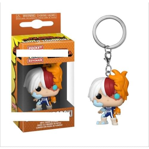 Captain America Superman Thor Iron Man Spiderman Mini Marvel Avengers Hulk Model My Hero Academia Toy Keychain The Walking Dead