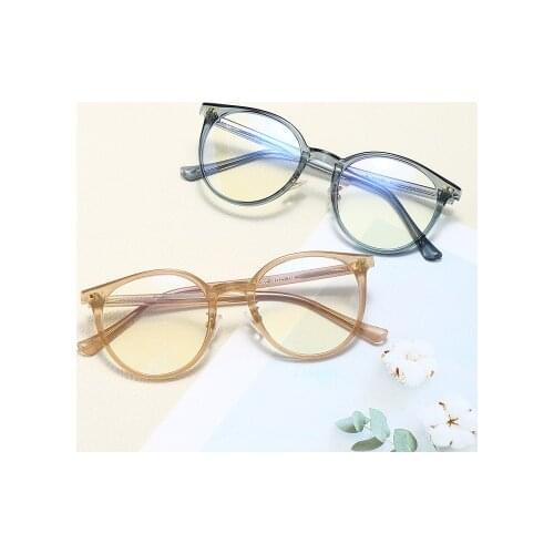 PC Phone TV Metal Elastic TR90 Anti Blue Light Blocking Glasses TR90 Women Men