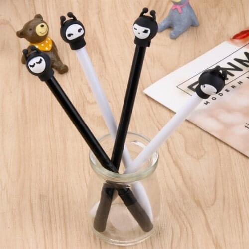 40PCS Cartoon Creative Simple Receiver Antenna Alien Neutral Pen Student Stationery Writing Supplies Office Accessories