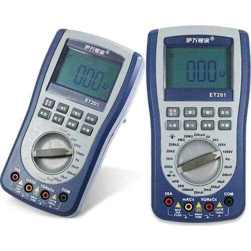 EONE ET201 oscilloscope multimeter 2-IN-1 handheld storage scope meter scopemeter most versatile intelligent English Version CE