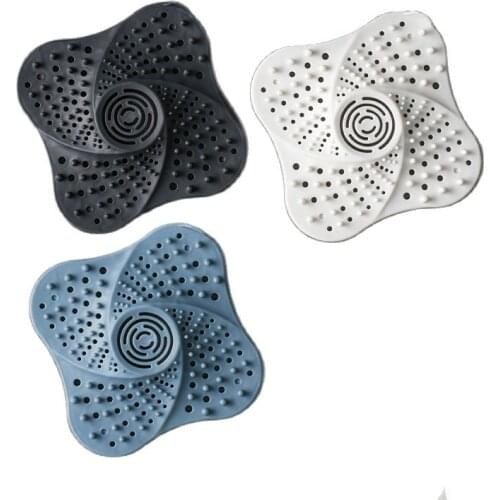 1Pcs Household Bathroom kitchen Floor Drain Sink Filter Shower Coverver flow Round Anti Clogging Screen Pad Bathroom accessories