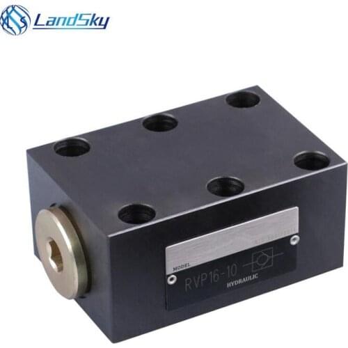 Hydraulic System Piston Type Check Valve RVP16-10 Industrial Flow Control Directional Operation