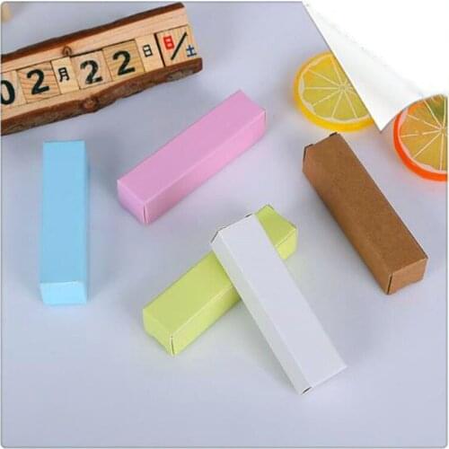 Colorful Kraft Paper Lipstick Packaging Lip Balm Box Jewelry Case Mini Candy Boxes Travel Wedding Birthday Favor Present Packing