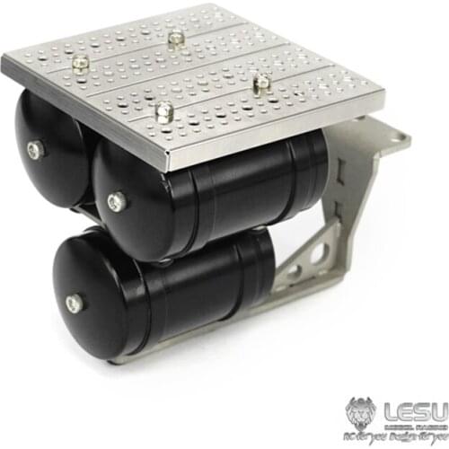 LESU Metal CNC 3 Gas Tanks RC 1/14 Tractor Truck Car Model Upgraded Part Tmy TH02262