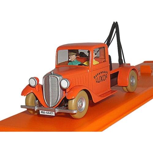 1:64 Scale Cartoon Car Model The Adventures of Tintin Toy Nostalgic Classic Decoration Collection Gift Boy Toys