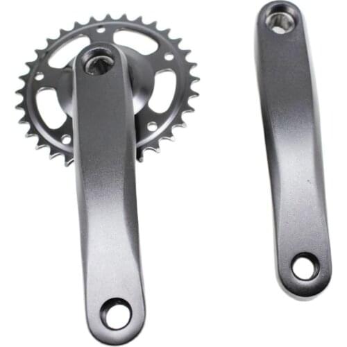 Single speed Folding Bike Crankset 32T*170mm aluminum alloy chainring chainwheel crank set bike accessories