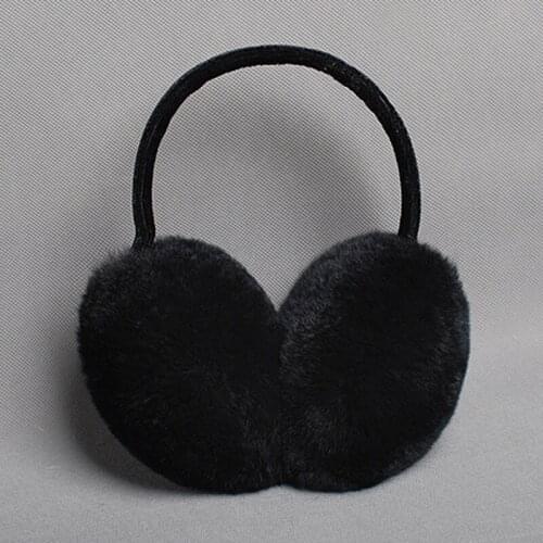 Wholesale 2018 winter Women Lovely Girls real Fur Earmuffs Winter Keep Warm Ear Protector Hair Accessories Christmas Gift