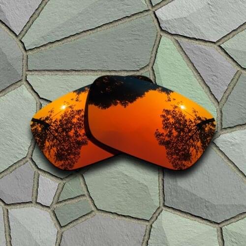 Red Orange Sunglasses Polarized Replacement Lenses for Oakley Jury