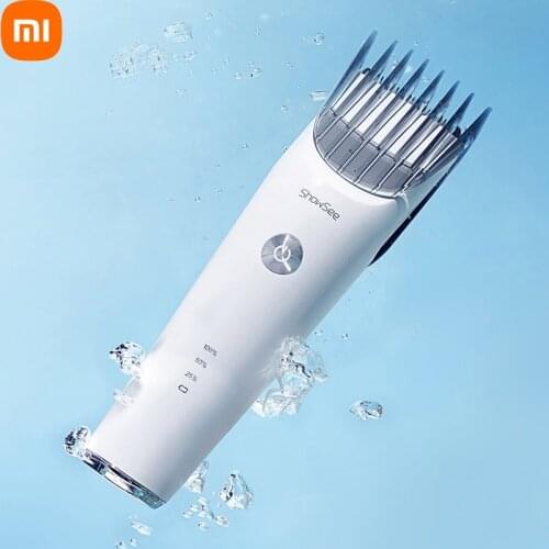 Xiaomi Professional Electric Hair Cutter Adlut Kids Hair Clippers Cordless Rechargeable Haircut Machine Waterproof Ceramic