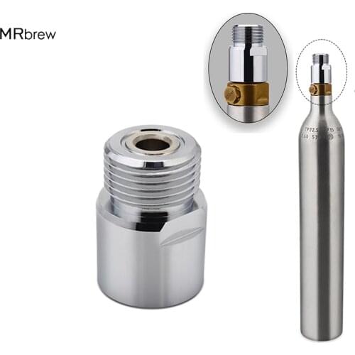 SodaStream Cylinder Adapter Converter to W21.8 Aquarium Fish or Homebrew Beer Corny Keg Co2 Tank Regulators