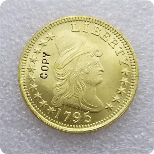 USA 1795 DRAPED BUST 10.00 EAGLE GOLD COIN COPY commemorative coins-replica coins medal coins collectibles