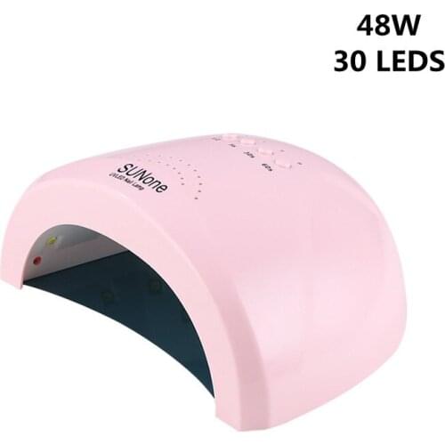 48W UV LED Nail Lamp With 30 Pcs Leds For Curing Gel Nail Dryer Nail Polish Lamp 5/30/60s Auto Sensor Manicure Tools Wholesale