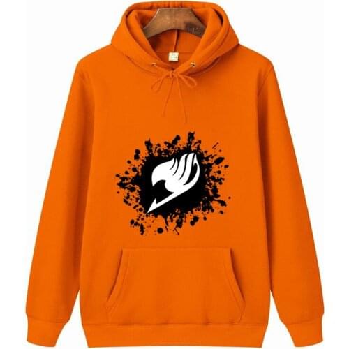 Hero Academia Japanese Anime Fairy Tail Hip hop Hooded Autumn Winter Long Sleeves Streewear Anime Clothes Cool Hoodies