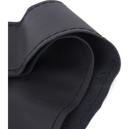 Black Wheel Universal Cover Professional 10.3cm Car Cowhide 38cm DIY Hand