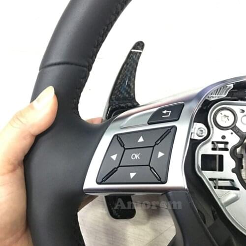 Carbon Fiber Steering Wheel Paddle Shift For Infiniti Q30 QX30 2016 2017 2018 Shifter Paddle Extension DSG