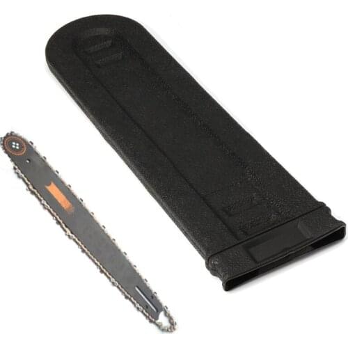 12'' Chainsaw Bar Cover Scabbard Protector Universal Guide Plate Accessories Set Guide Bar Tools Black