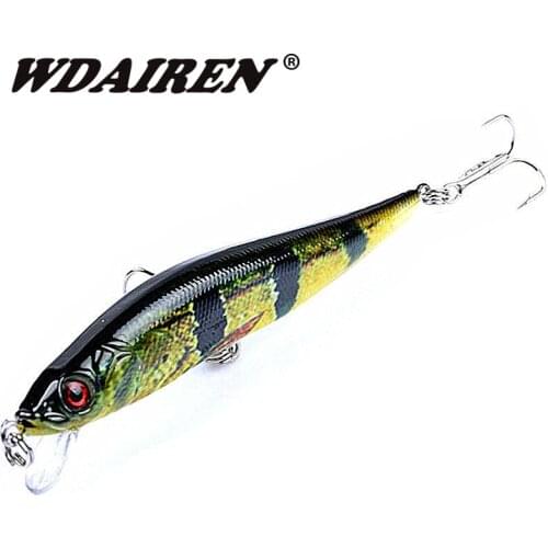 1Pcs Minnow Fishing Lure 100mm 10g Artificial Hard Bait Wobblers fishing tackle pesca Crankbait Swimbait Minnows lures FA-412
