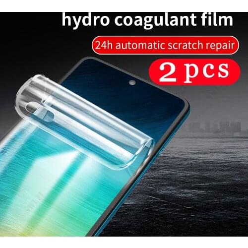 2-1Pcs cover for xiaomi redmi 10X 9T 9A 9C 9i 8A 7A note 9 pro max 9S 8 8T 7 7S phone screen protecto hydrogel film Not Glass