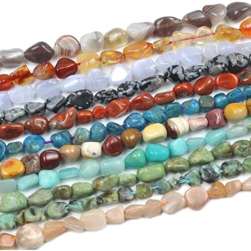 5-8MM 15'' Irregular Natural Red Opal Botswana Purple Agates Turquoises Ocean Apatite Stone Spacer Beads For Jewelry Making DIY