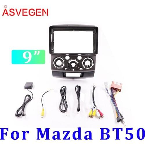 9" Car Radio Fascia Frame For Mazda BT50 Car Dvd Frame Install Panel Dash Mount Installation Dashboard