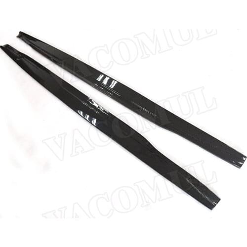 Carbon Fiber Side Skirts Apron Door Lip Cover For Porsche Panamera 970 2014 2015 2016 Car Styling