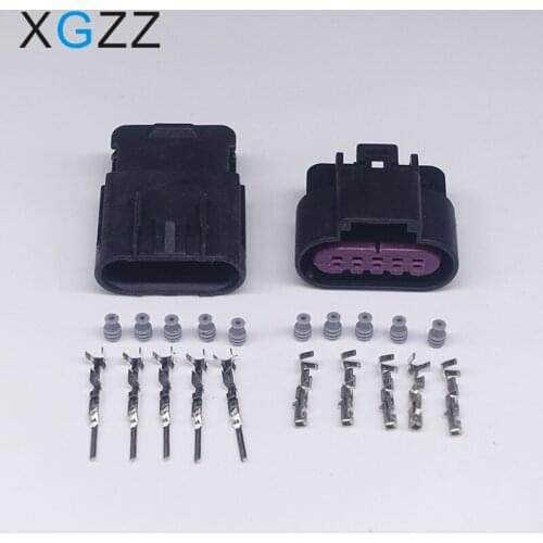 Free shipping 5sets 5pin GT150 female plug electric waterproof wiring cable connector 13519051