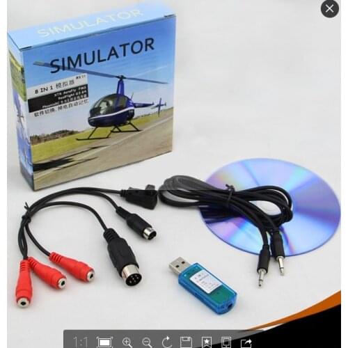 Wireless RC Simulator RC Flight Simulator V2 Realflight XTR/G7/AEROFLY/FMS/PHOENIXRC/VRC Freerider FPV Quadcopter Training RC
