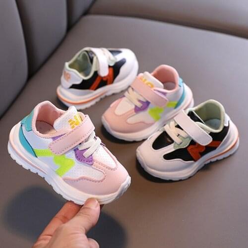 Baby Leather Sports Shoes Autumn Winter First Walkers Kids Boys Girls Soft Walking Shoes Breathable Sneaker Casual Infant Shoes