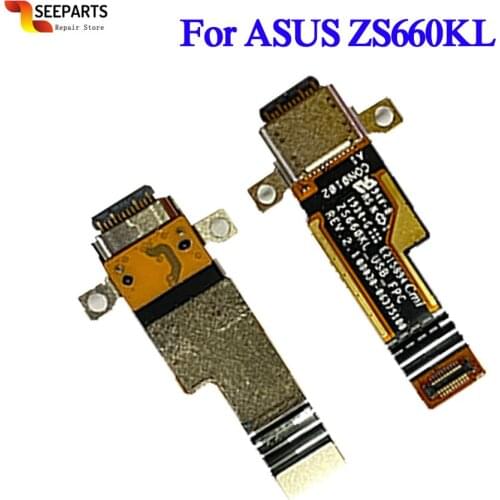 For Asus ROG Phone II ZS660KL Charging Connector Charger Port Dock Plug Connector Board For ASUS ZS660KL Charging Port Flex