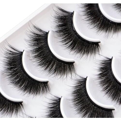 HBZGTLAD 10 pairs natural false eyelashes fake lashes long makeup 3d mink lashes eyelash extension mink eyelashes for beauty