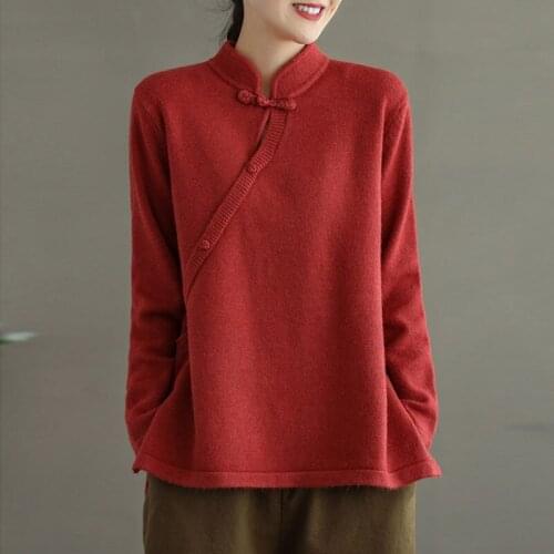 Женские свитера и кардиганы Johnature China At AliExpress