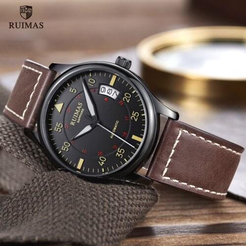 Miyota Automatic Mechanical Watch Multifunction Mens Calendar Waterproof Luminous 2019 Mechanical Watches For Men Montre Homme