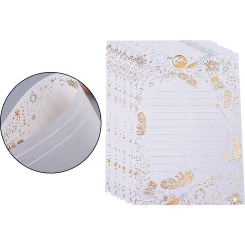 8x Office Message Writing Paper Letter European Love Envelope Letter Paper