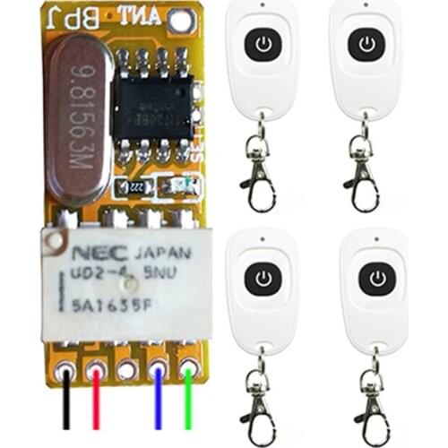 DC3.7V 5 V 6V 9 V 12 V Door Access Openner Button Remote Control Switch Wireless Switch Video door phone Button Remote Switch