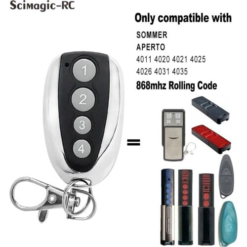 Sommer garage door remote control SOMMER 4020 4025 4026 4031 4035 command 868mhz garage door opener gate control 2020