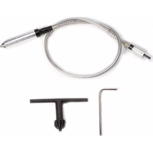 6mm Electric Grinder Extension Flexible Shaft with 0.3-4mm Key Chuck For Rotary Grinder Tool