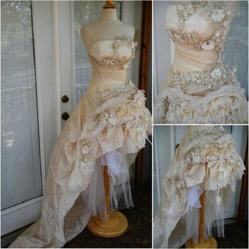 Custom Made 1860S Civil War Evening Gothic lolita Wedding Dress/Victorian dresses Vintage Costumes