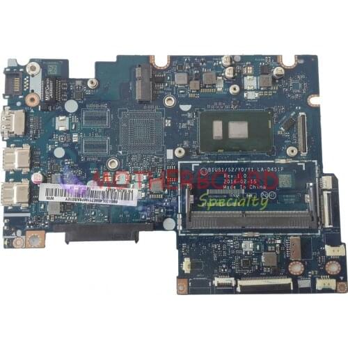 Vieruodis FOR Lenovo Yoga 510 -14ISK series Motherboard With i3-6100U CPU BIUS1S2Y0Y1 LA-D451P PN: 5B20L45967