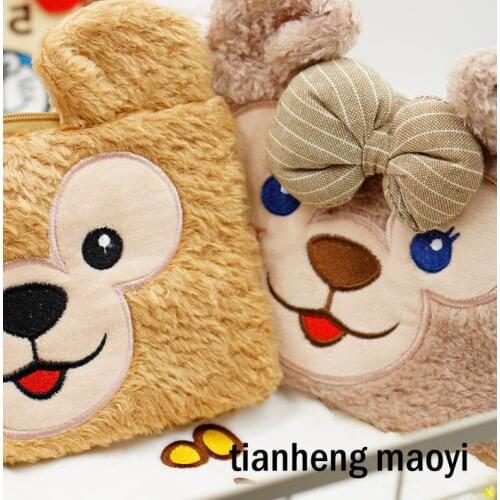 Japan Duffy Bear Shelliemay Plush Purse Bag Cute Cartoon Bear Plush Pen Bag Makeup Bag Storage package Children Wallet Love Gift