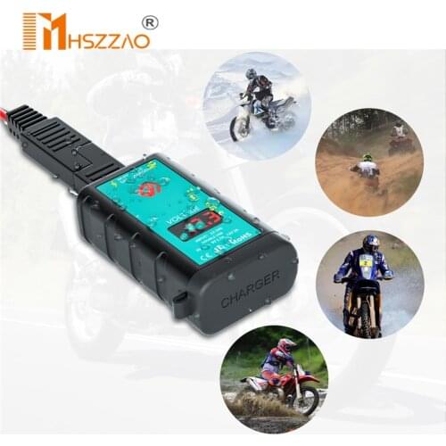 1 Set Motorcycle Square Fast Dual USB Charger With Voltmeter Button Switch Integrated SAE Socket 1-1.4 Meter SAE Socket Cable