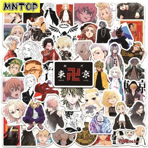 10/30/50Pcs/set Cartoon Tokyo Revengers Anime Graffiti Mixed Stickers For Diy Case Guitar Luggage Laptop Skateboard Helmet
