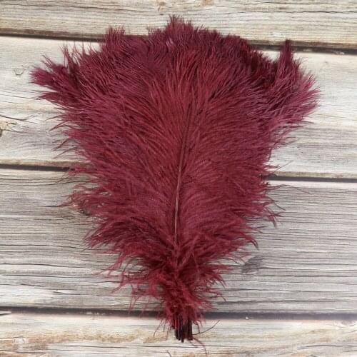 Fashion Elegant Ostrich Feathers 35-40 CM/14-16''Decoration for Wedding Holiday Party Handmade Accessory DIY Craft Plumes 10 Pcs