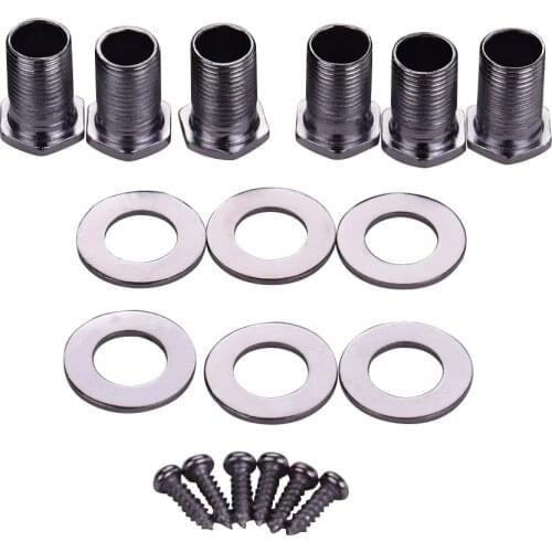 6pcs 3L3R Full Closed Guitar String Tuner Pegs Tuning Machine Head for Folk Guitar Accessories Parts