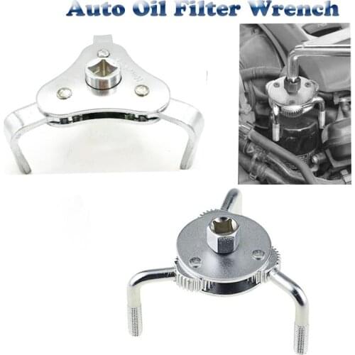 Auto Oil Filter Wrench Car Repair Tools 3 Jaw 2 Way Engine Oil Filter Wrench Auto Spanner Repair Tool For Cars Trucks 63-102mm
